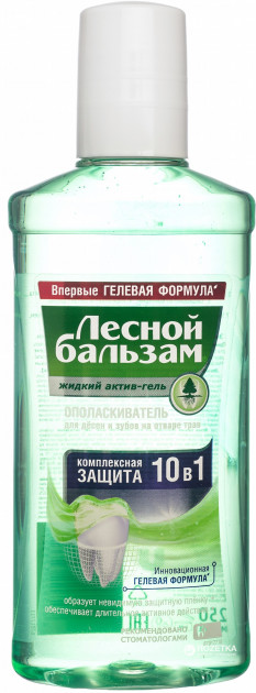 Лесной Бальзам ополаск. д/пол. рта 250мл Комплексная защита 10в1 Производитель: Россия ОАО Калина